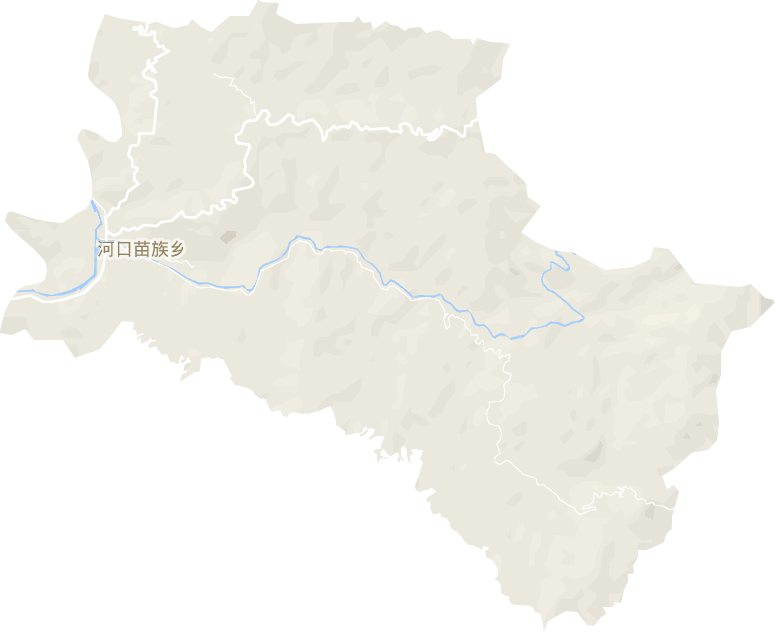 河口苗族乡电子地图
