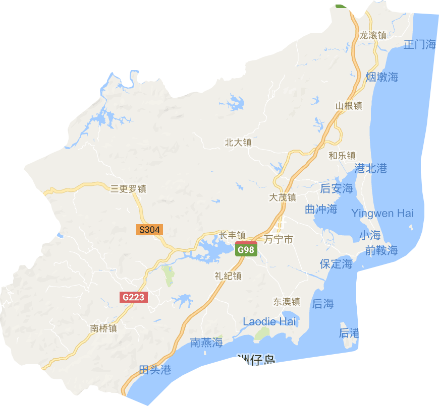 万宁市电子地图