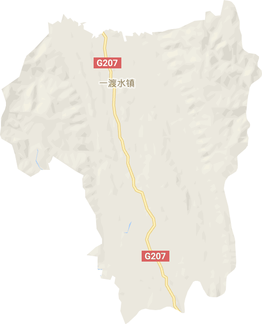 一渡水镇电子地图
