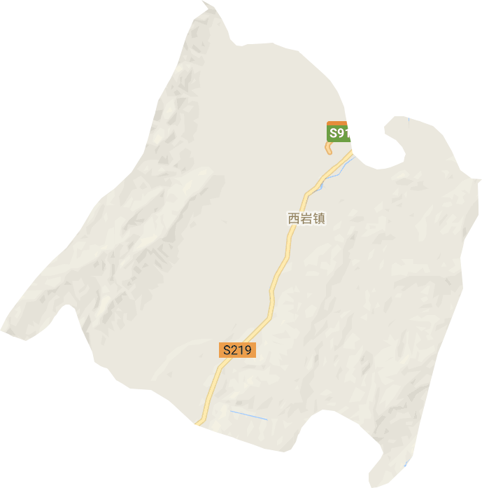 西岩镇电子地图