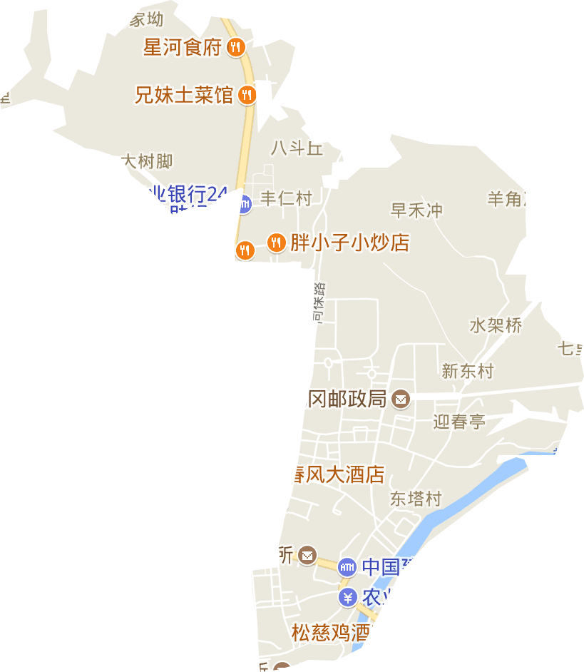 迎春亭街道电子地图