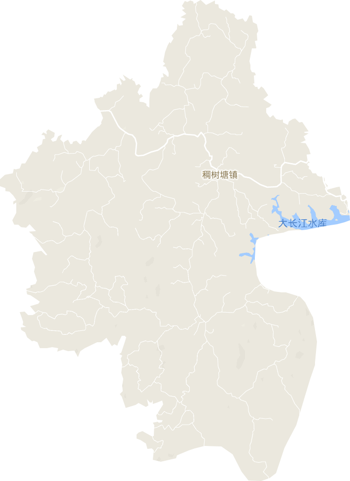 稠树塘镇电子地图