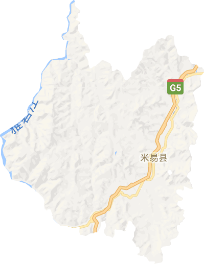 米易县电子地图