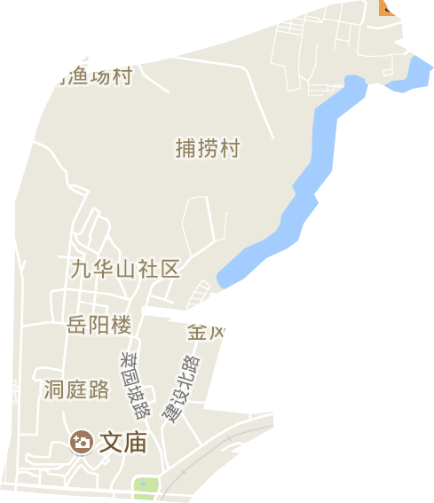 岳阳楼街道电子地图