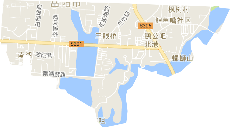 三眼桥街道电子地图