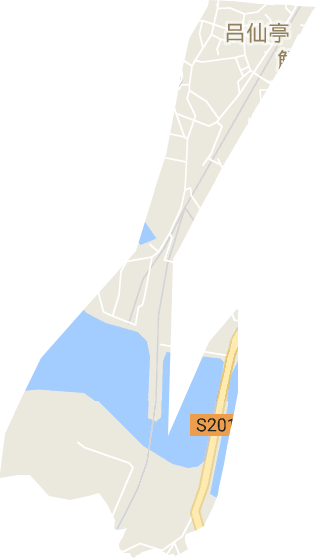吕仙亭街道电子地图