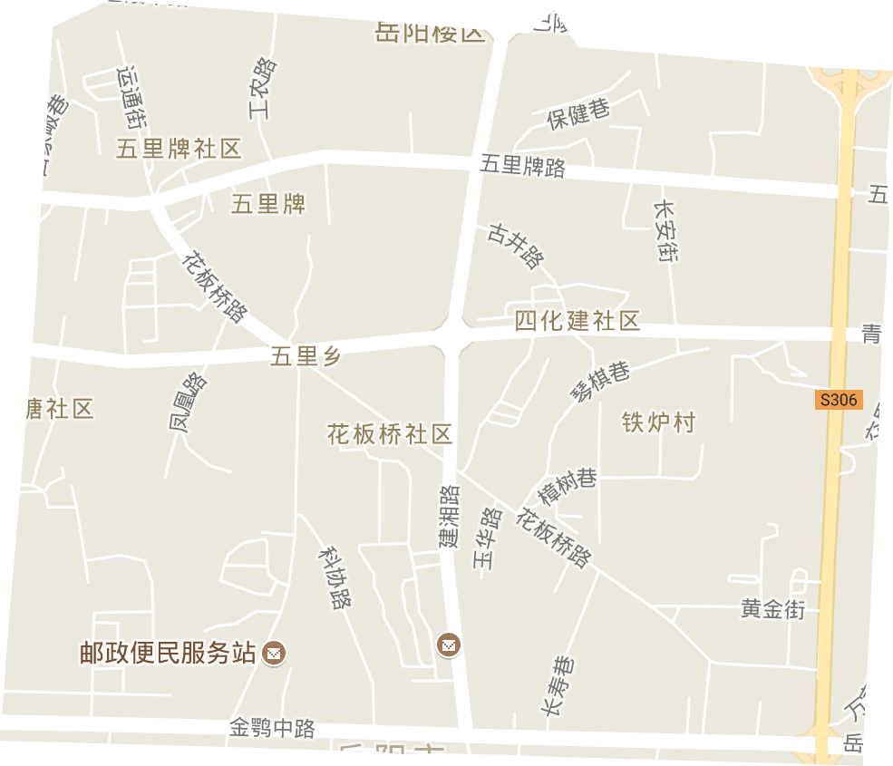 五里牌街道电子地图