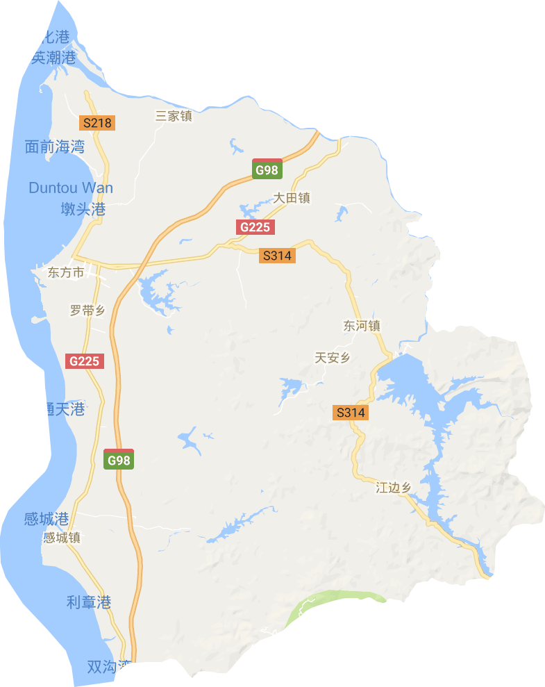 东方市电子地图