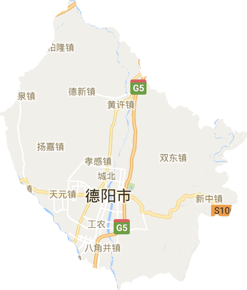 旌阳区电子地图