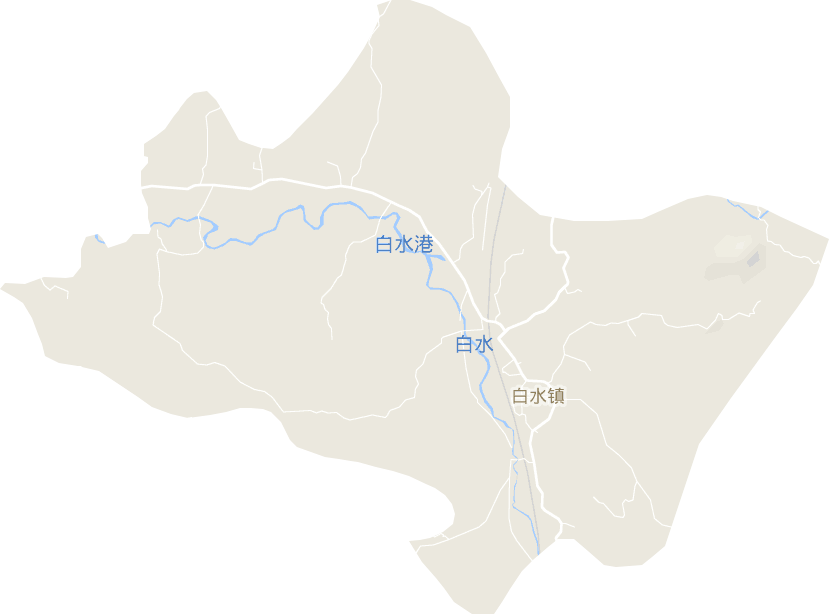 白水镇电子地图