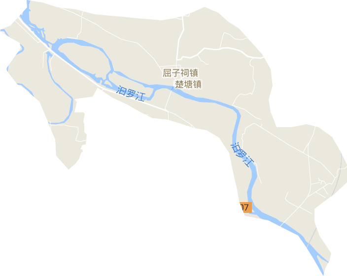 屈子祠镇电子地图