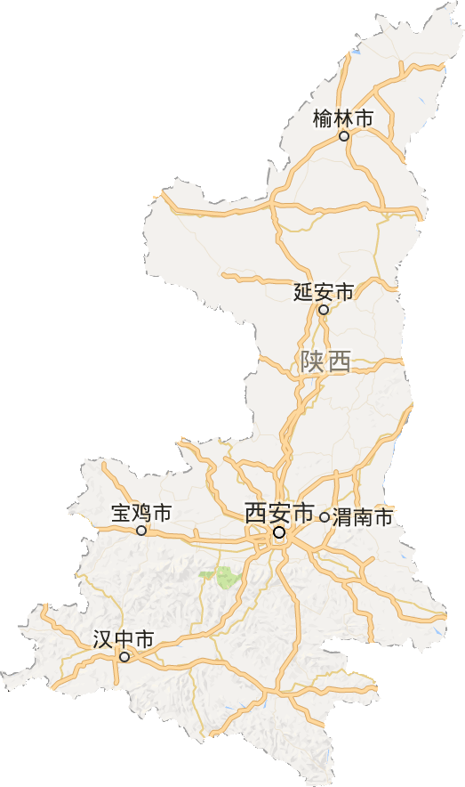 陕西省电子地图