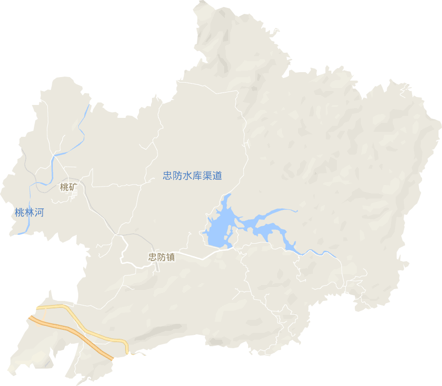 忠防镇电子地图