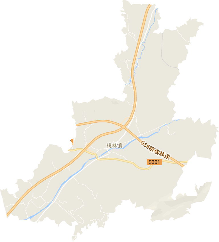 桃林镇电子地图
