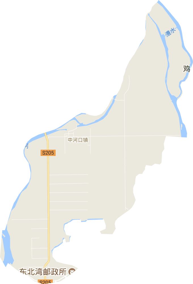 中河口镇电子地图