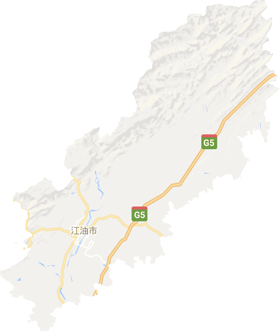 江油市电子地图
