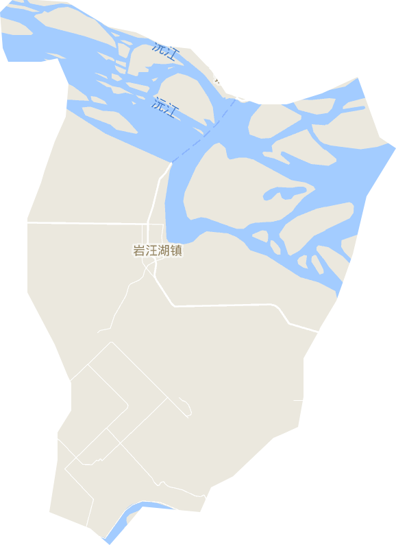岩汪湖镇电子地图