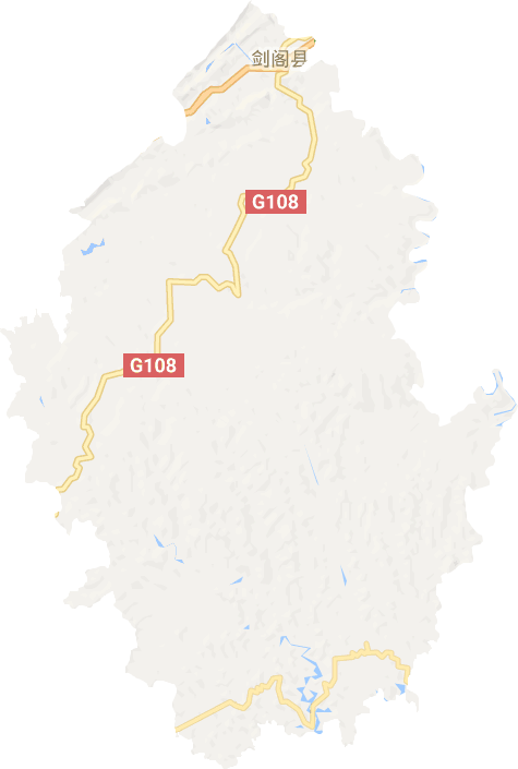 剑阁县电子地图