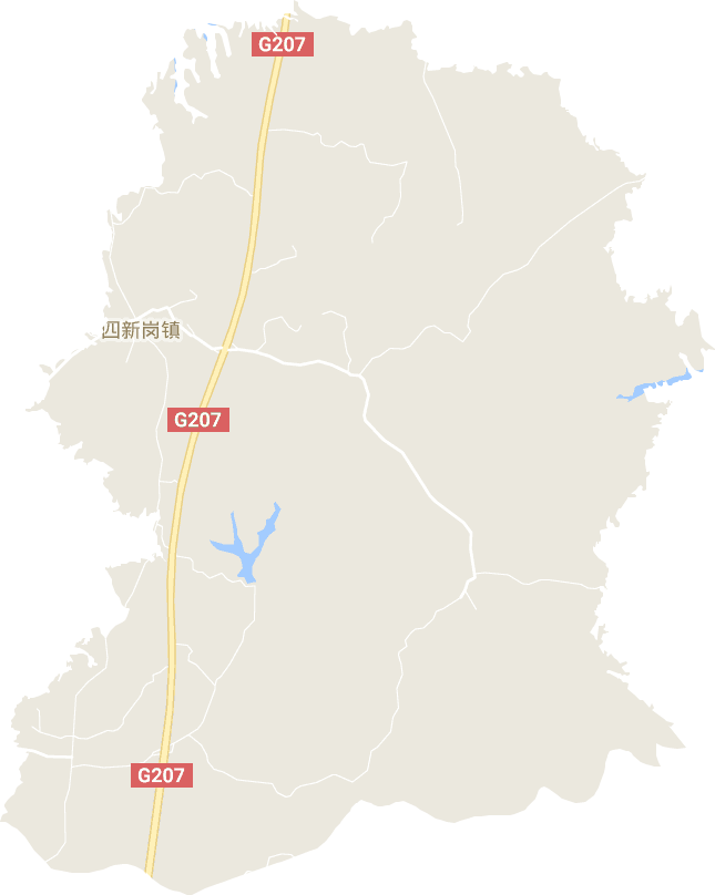 四新岗镇电子地图