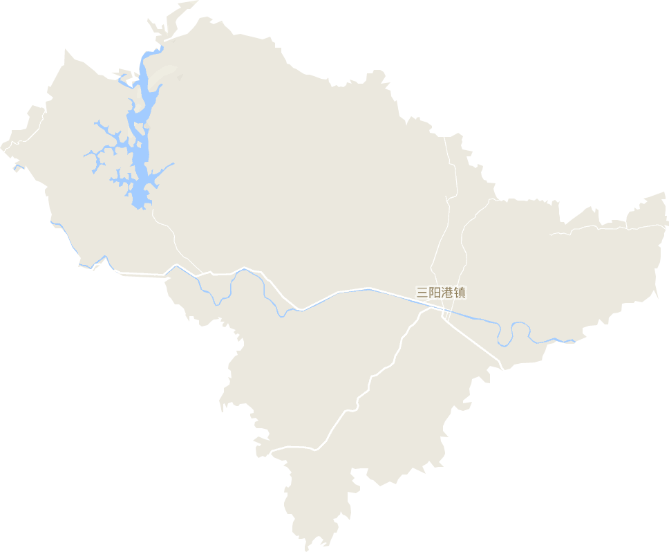 三阳港镇电子地图