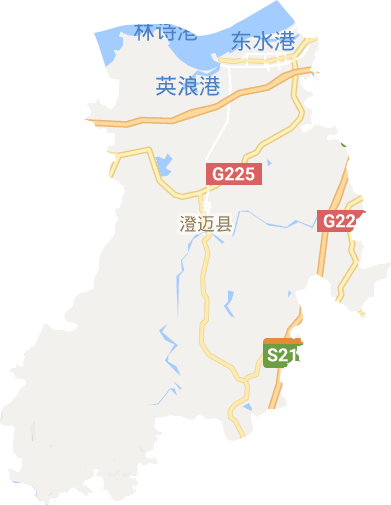 澄迈县电子地图
