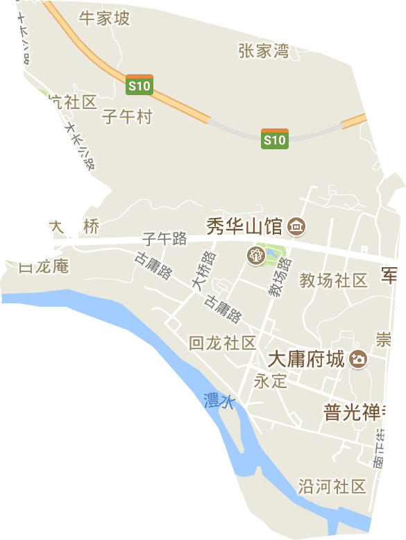 永定街道电子地图