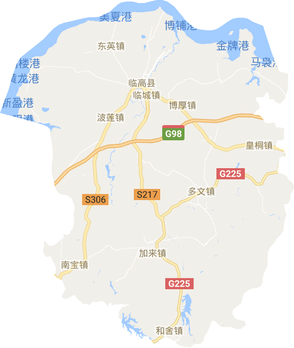 临高县电子地图