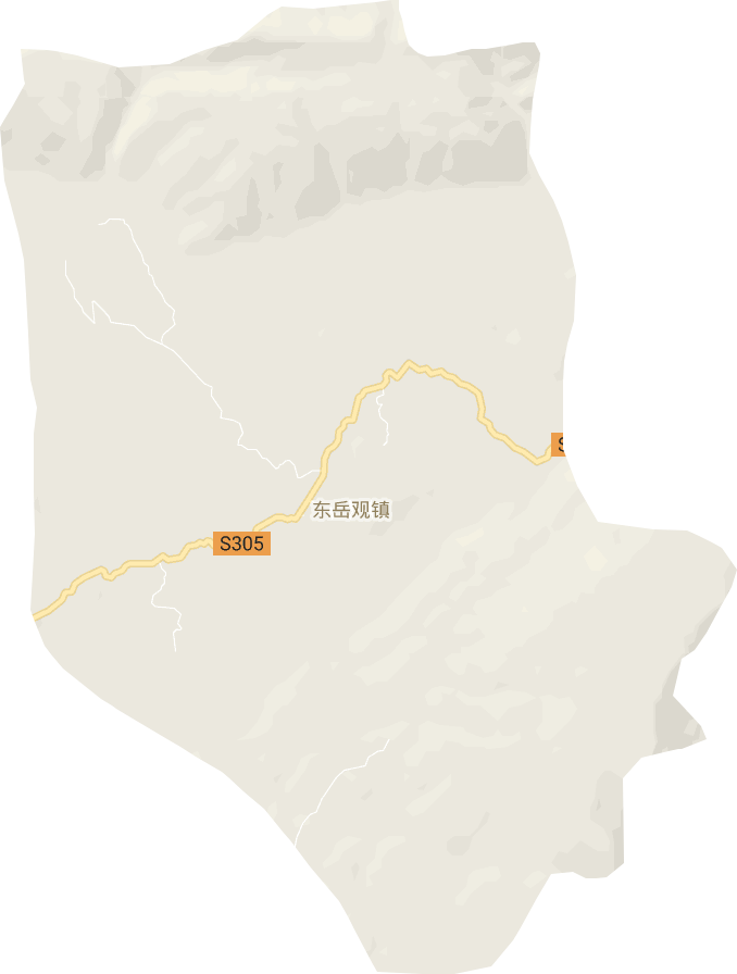 东岳观镇电子地图
