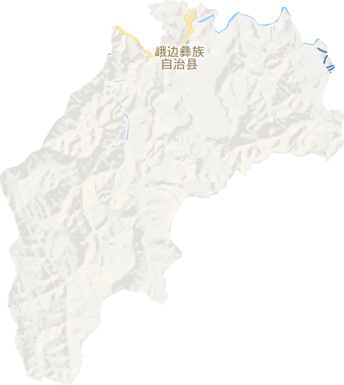 峨边县电子地图