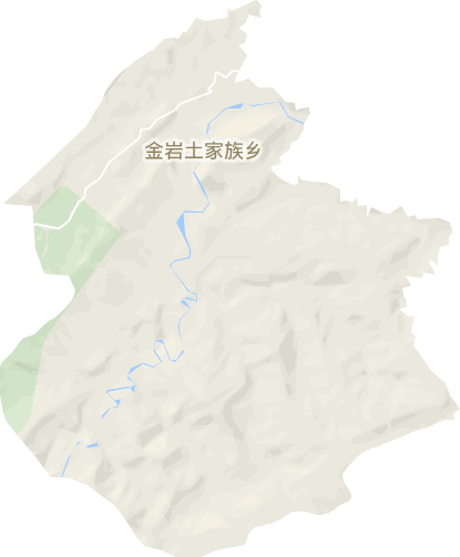金岩土家族乡电子地图