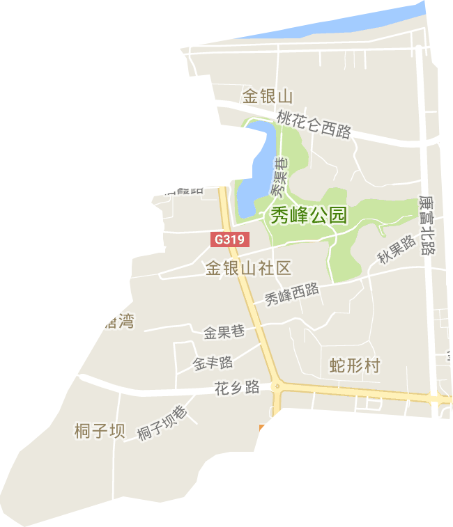 金银山街道电子地图