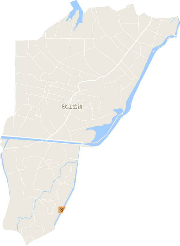 欧江岔镇电子地图