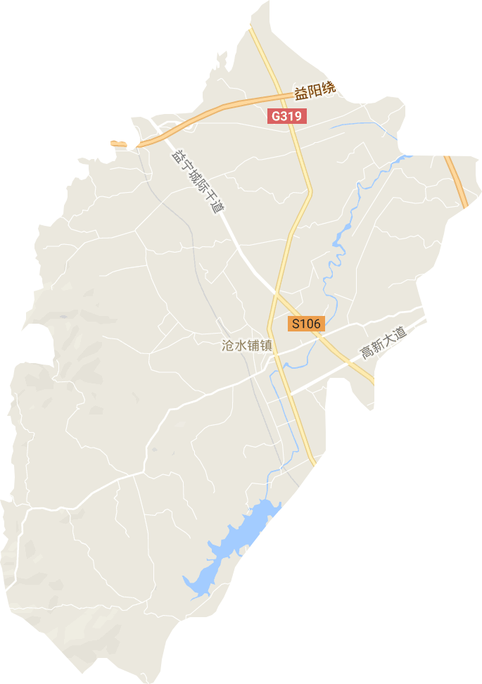 沧水铺镇电子地图