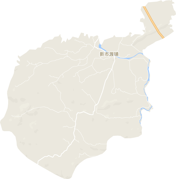 新市渡镇电子地图