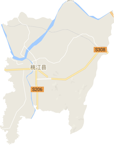 桃花江镇电子地图