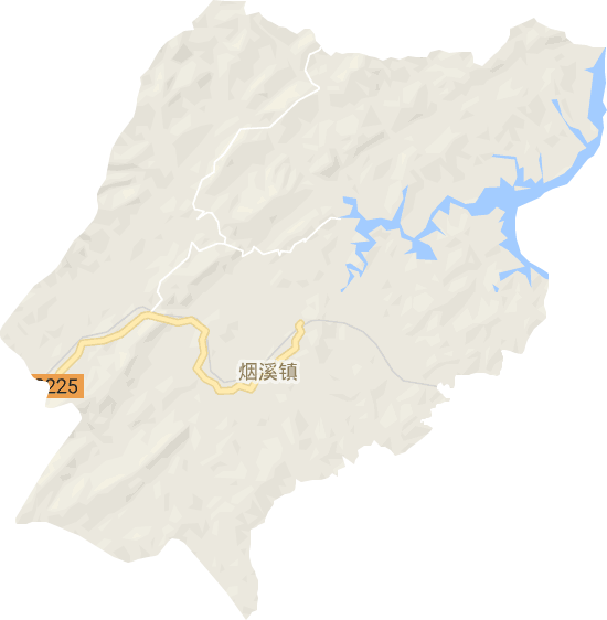 烟溪镇电子地图
