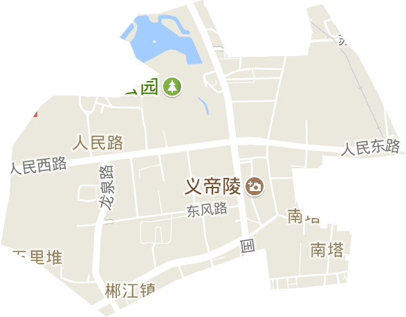 人民路街道电子地图