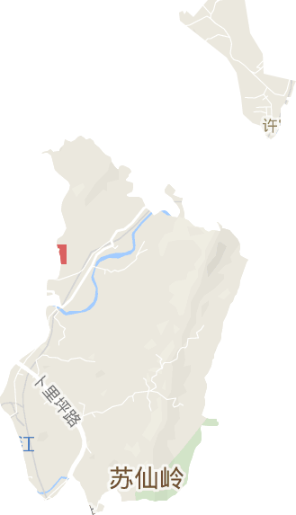 卜里坪街道电子地图