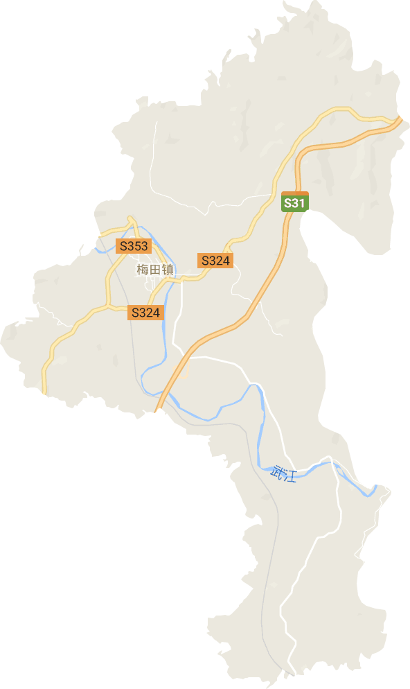 梅田镇电子地图