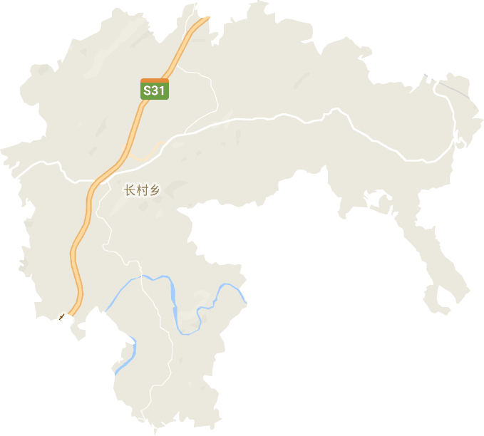 长村乡电子地图