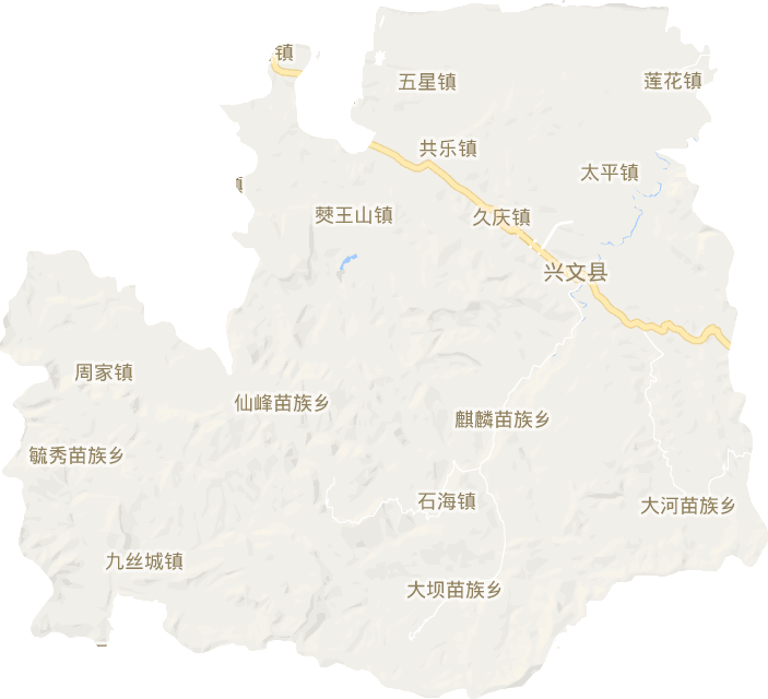 兴文县电子地图