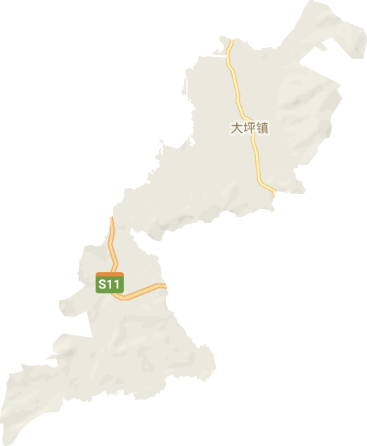 大坪镇电子地图