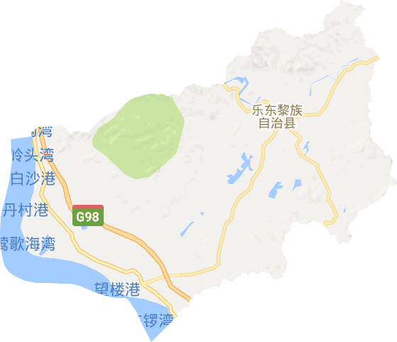 乐东县电子地图