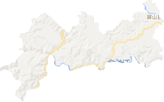 屏山县电子地图