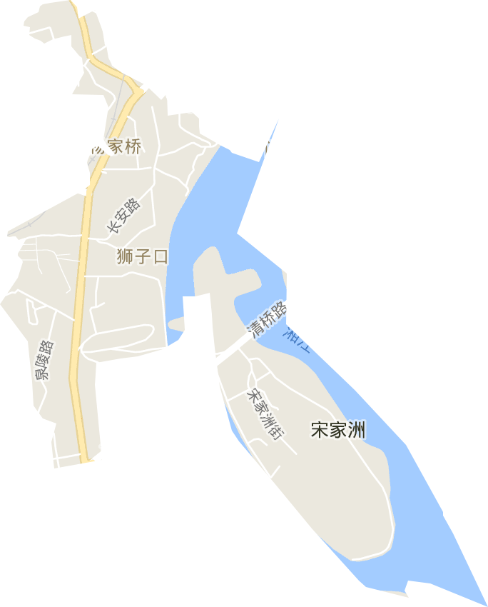 杨家桥街道电子地图