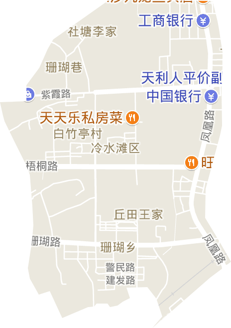 梧桐街道电子地图