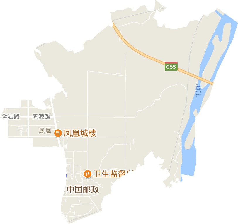 凤凰街道电子地图