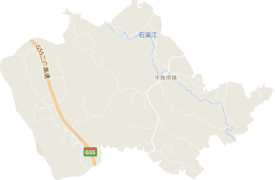 牛角坝镇电子地图