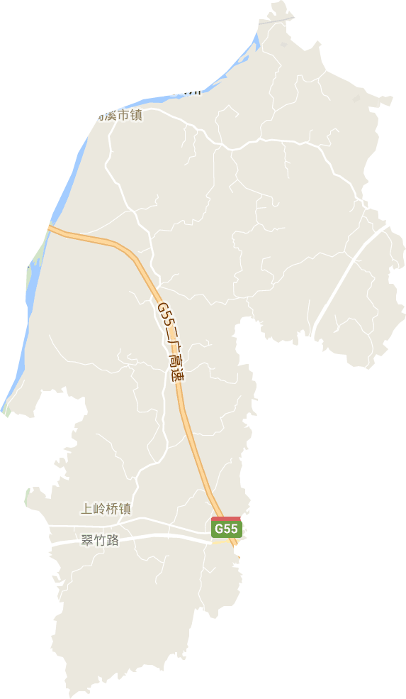 上岭桥镇电子地图