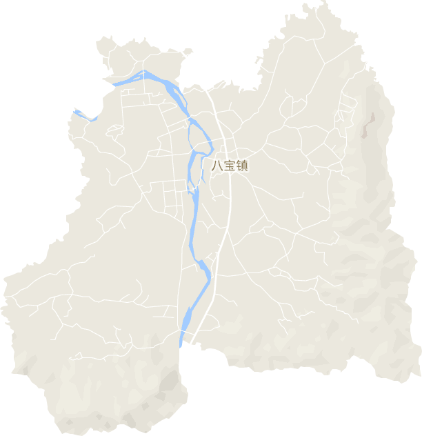 八宝镇电子地图